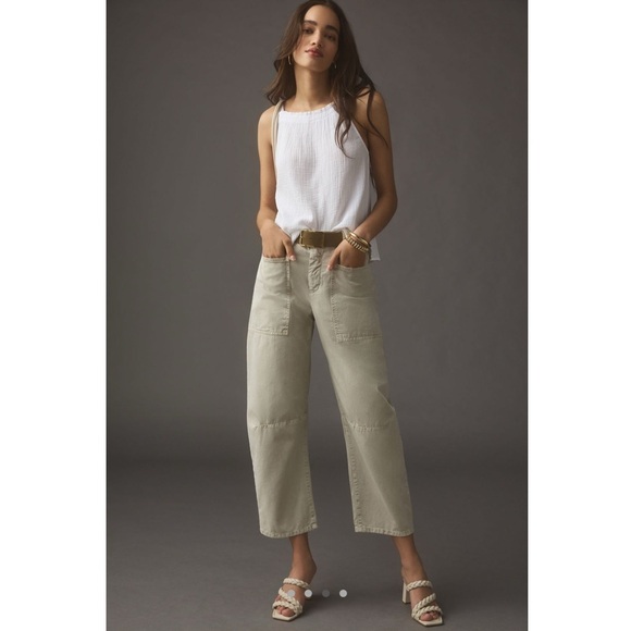 Anthropologie Cloth & Stone White Gauze Halter Tank Top Square Neck XS - Picture 3 of 8